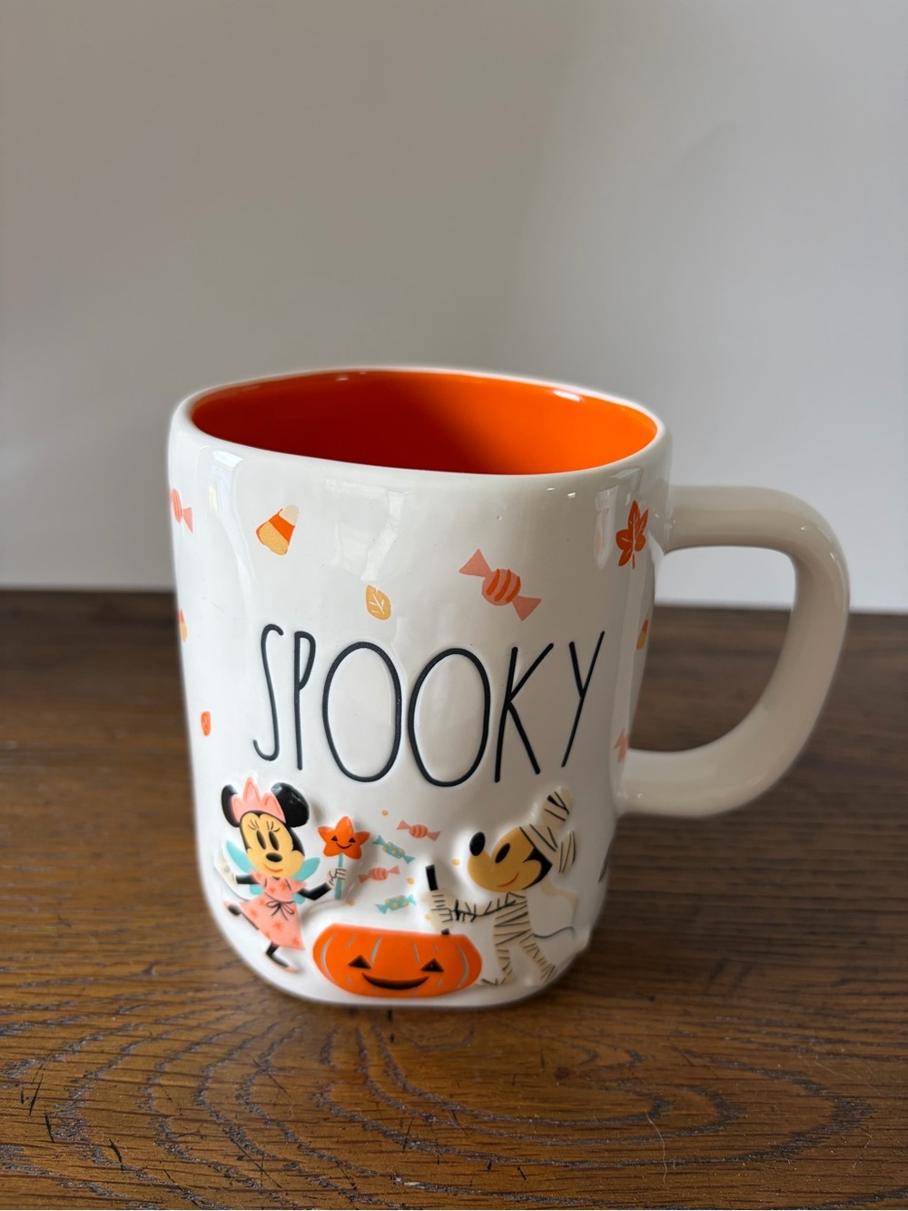 Rae Dunn & Disney Minnie & Mickey Spooky' Halloween Mug.